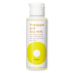 Hair Inhibitor Pineapple and Soy Milk Lotion, made in Japan, use daily, reduces hair growth, all ski...