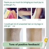 DIY Hair Removal set - Cream(230g) and Lotion(100mL), use in conjunction for best results, all skin types