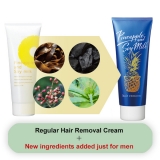 Mens Hair Removal Cream (quasi-drug) - reduces sebum, moisturizes, odor-free and pain-free, made in Japan, 230g