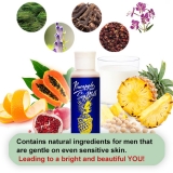 Mens Hair Inhibitor Lotion - shin and chest hair, tackles coarse hair, made in Japan, simply apply, reduces hair growth, natural ingredients, 100 mL