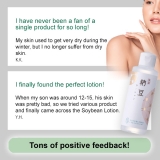 Soybean Lotion for Face & Body 150ml - Vegan, cruelty-free, suitable for all skin types, highly-moisturizing, plant-based collagen, made in Japan