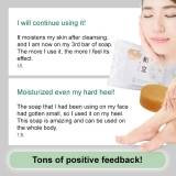 Soybean Soap 80g - face, body, rich-foam, made in Japan, a gentle formula suitable for all skin types