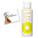 Hair Inhibitor Pineapple and Soy Milk Lotion for Kids, made in Japan, use daily, reduces hair growth, all skin types, kids friendly,100mL